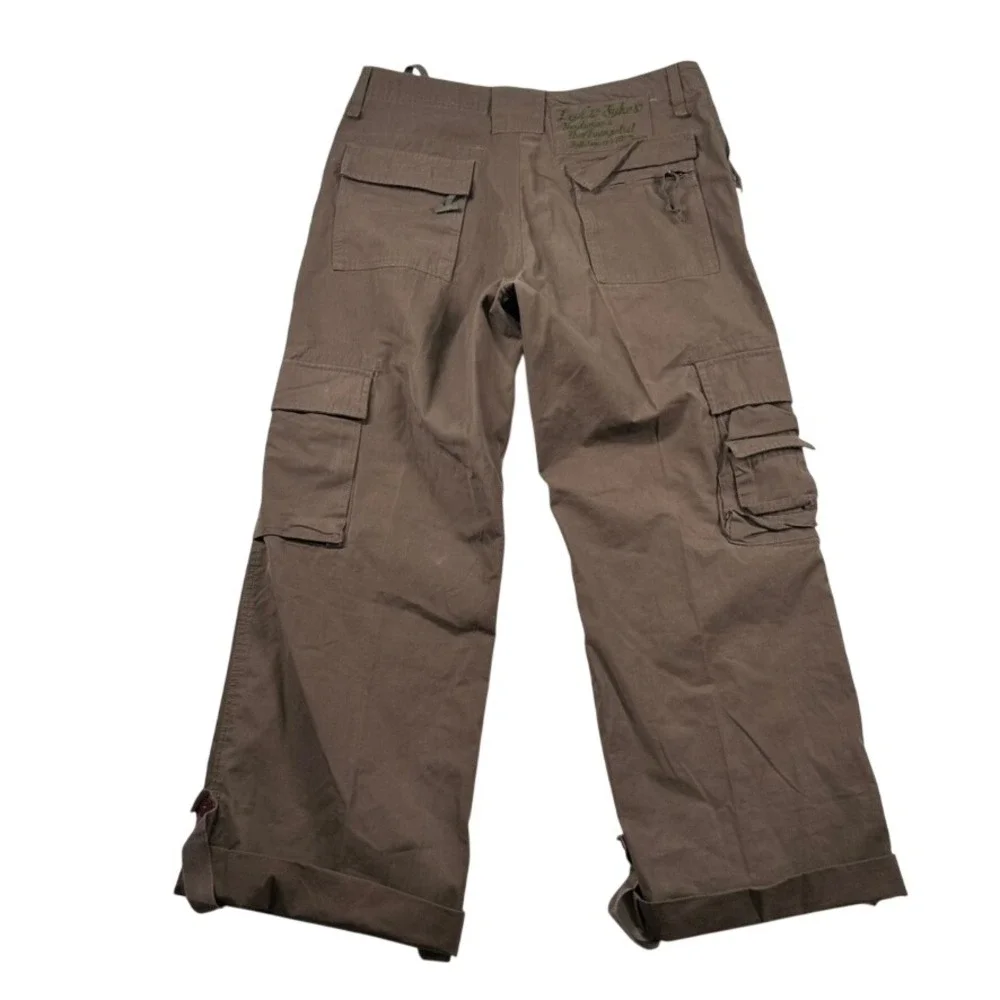 Vtg Levis Sykes Cargo Pants Mens 32x27 Utility Embroidery Multi Pocket Work Y2K